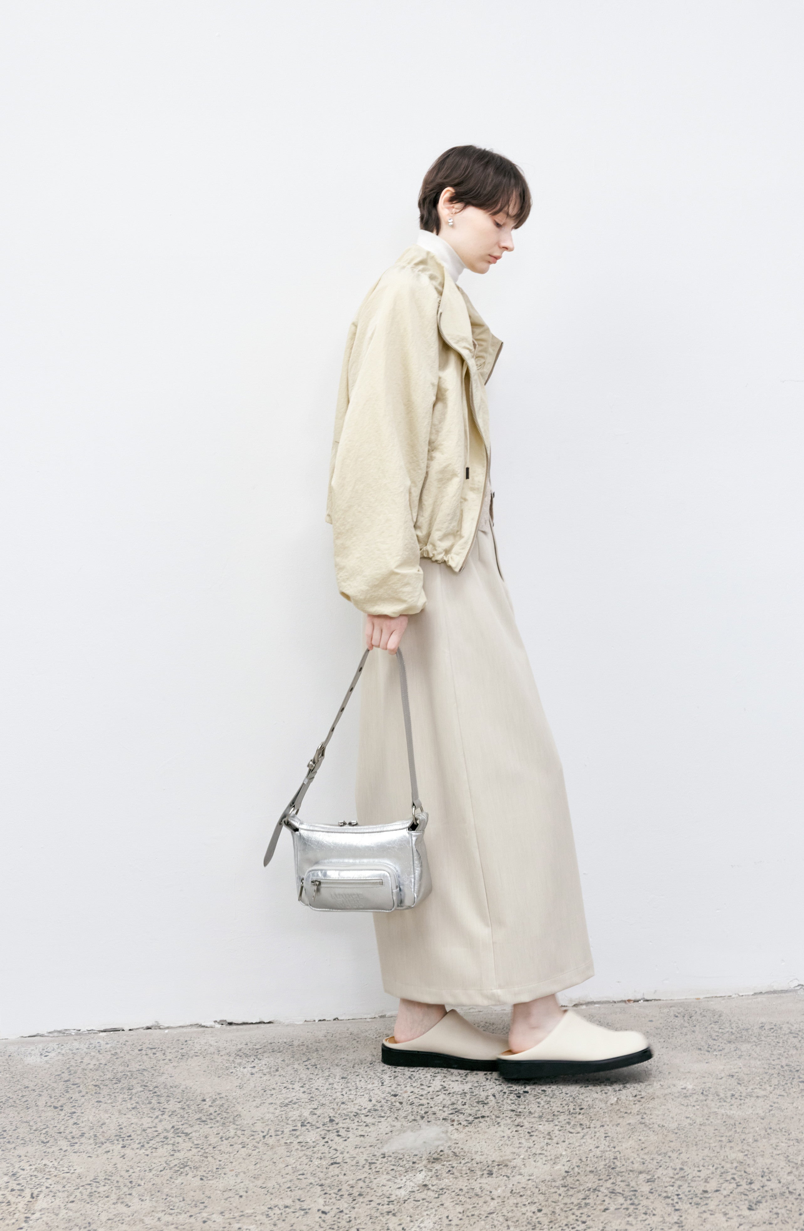 POUCH STRING SHORT BLOUSON / ポーチストリングショートブルゾン