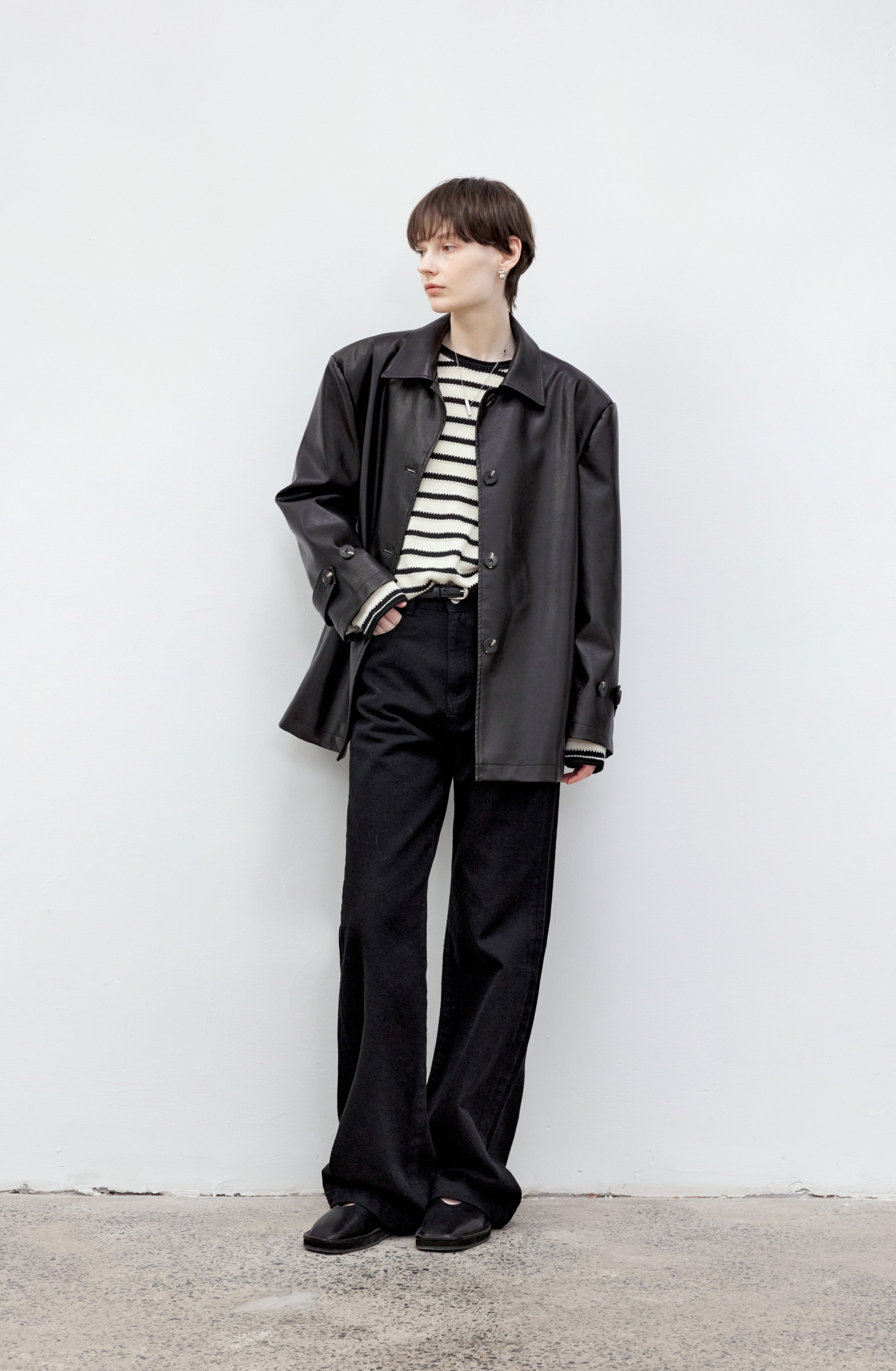 FULL STRIPE LOOSE SWEATER / フルストライプルーズセーター