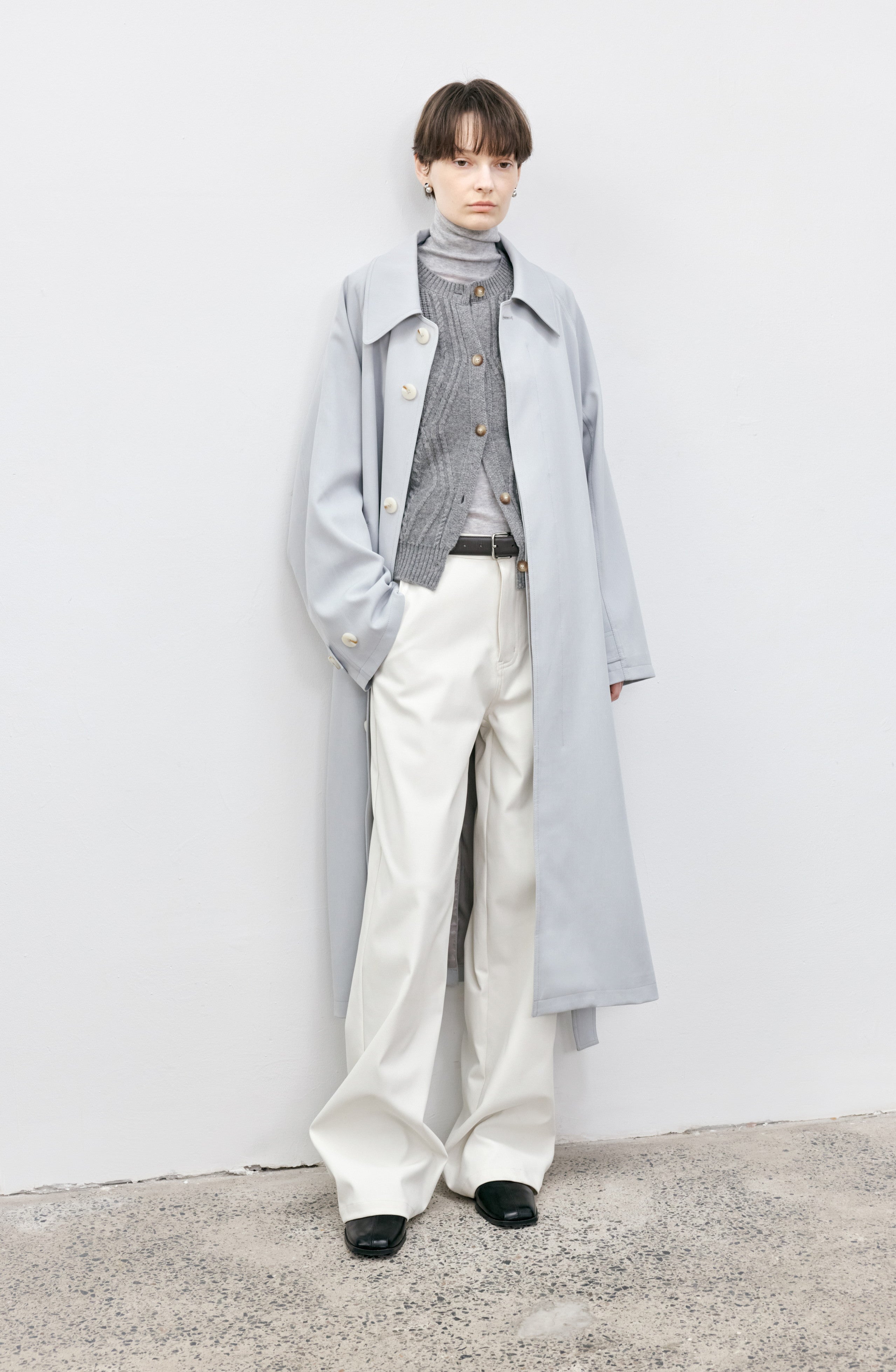 CUFF STRIPE PALE TRENCH / カフストライプペールトレンチ