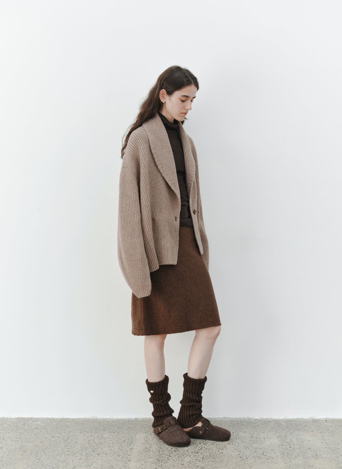 WARM TONE KNIT SKIRT