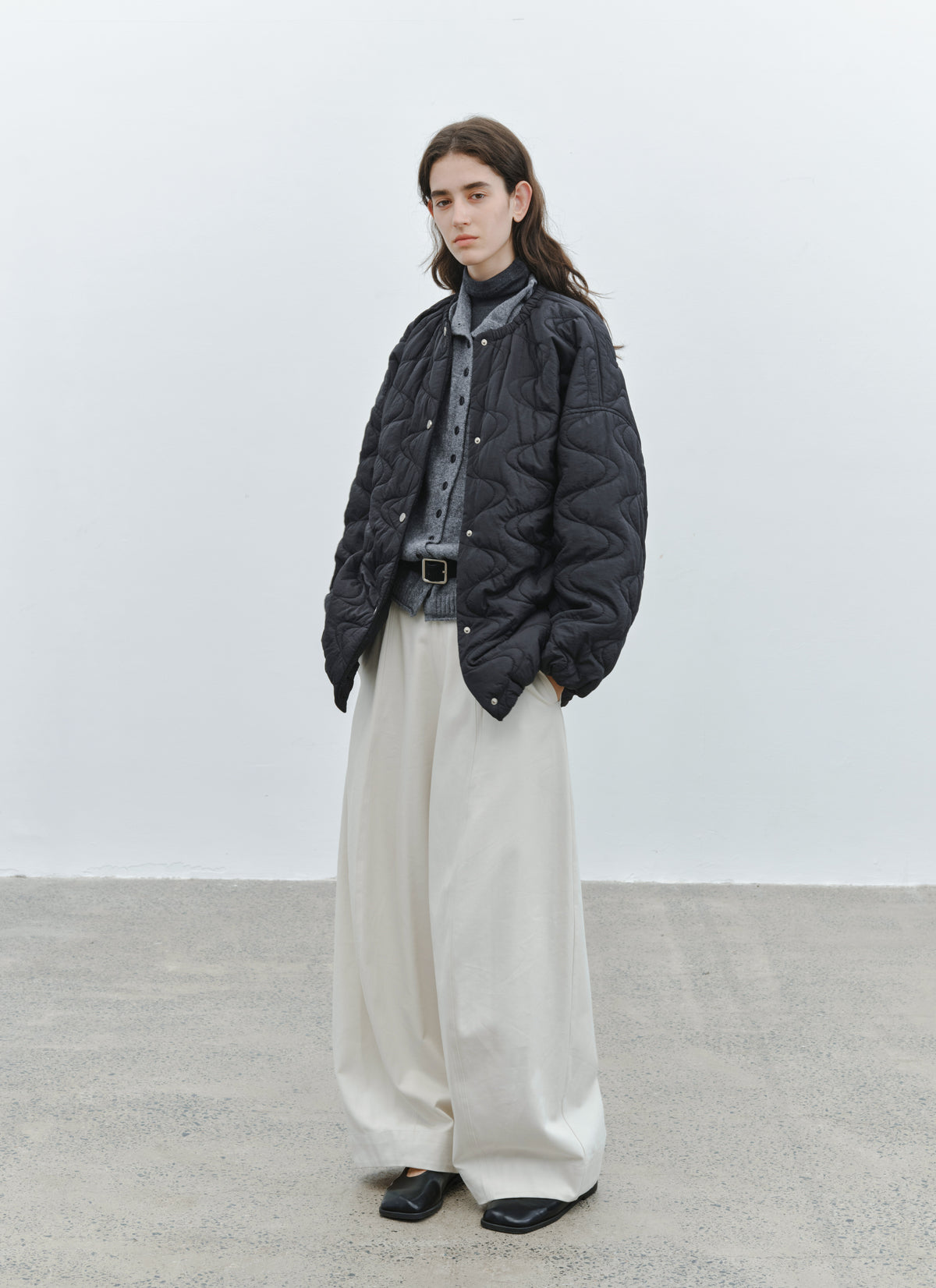 WATER WAVE QUILTING BLOUSON