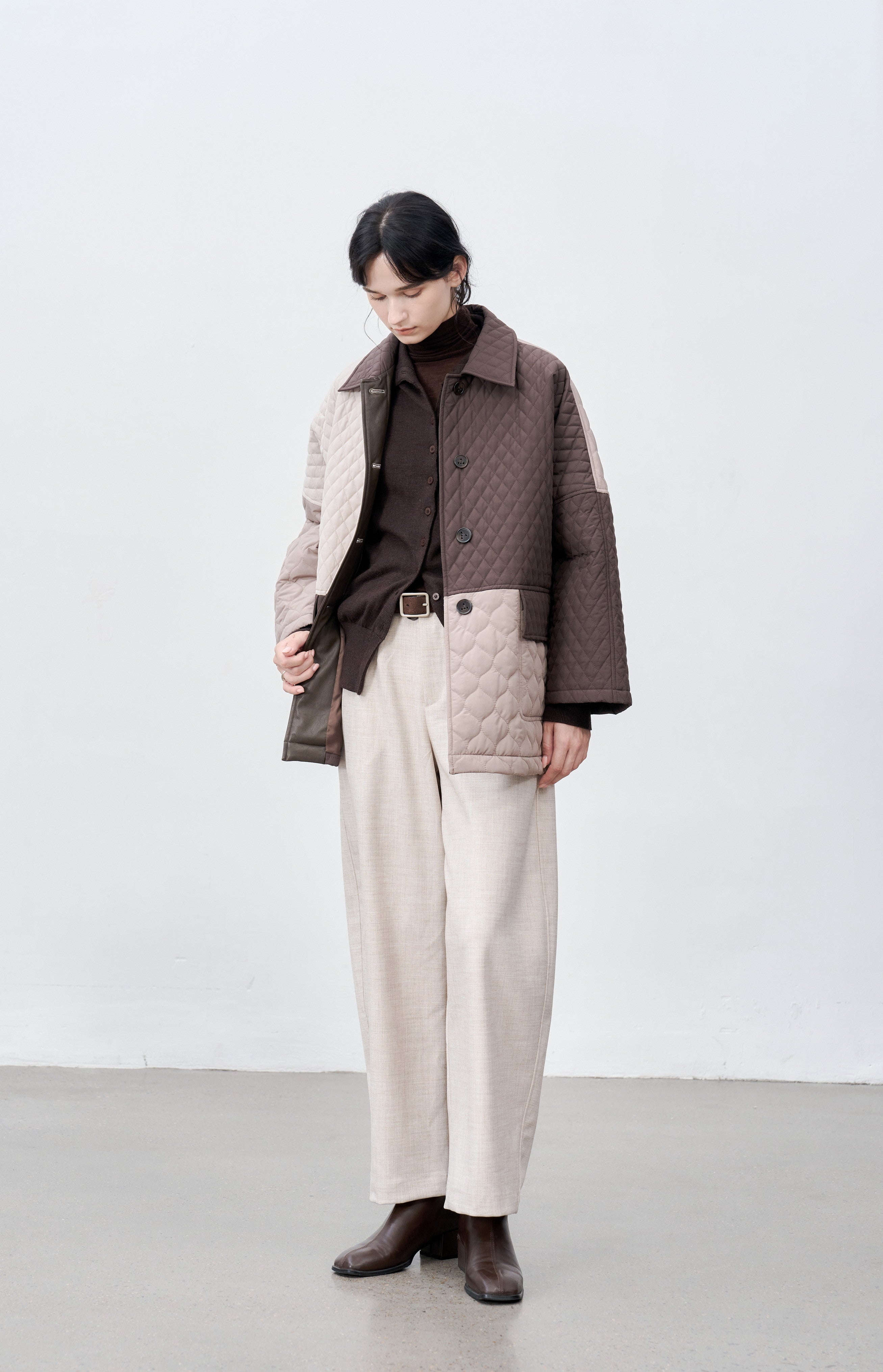 PATCHWORK COLOR QUILTED JACKET / パッチワークカラーキルティング