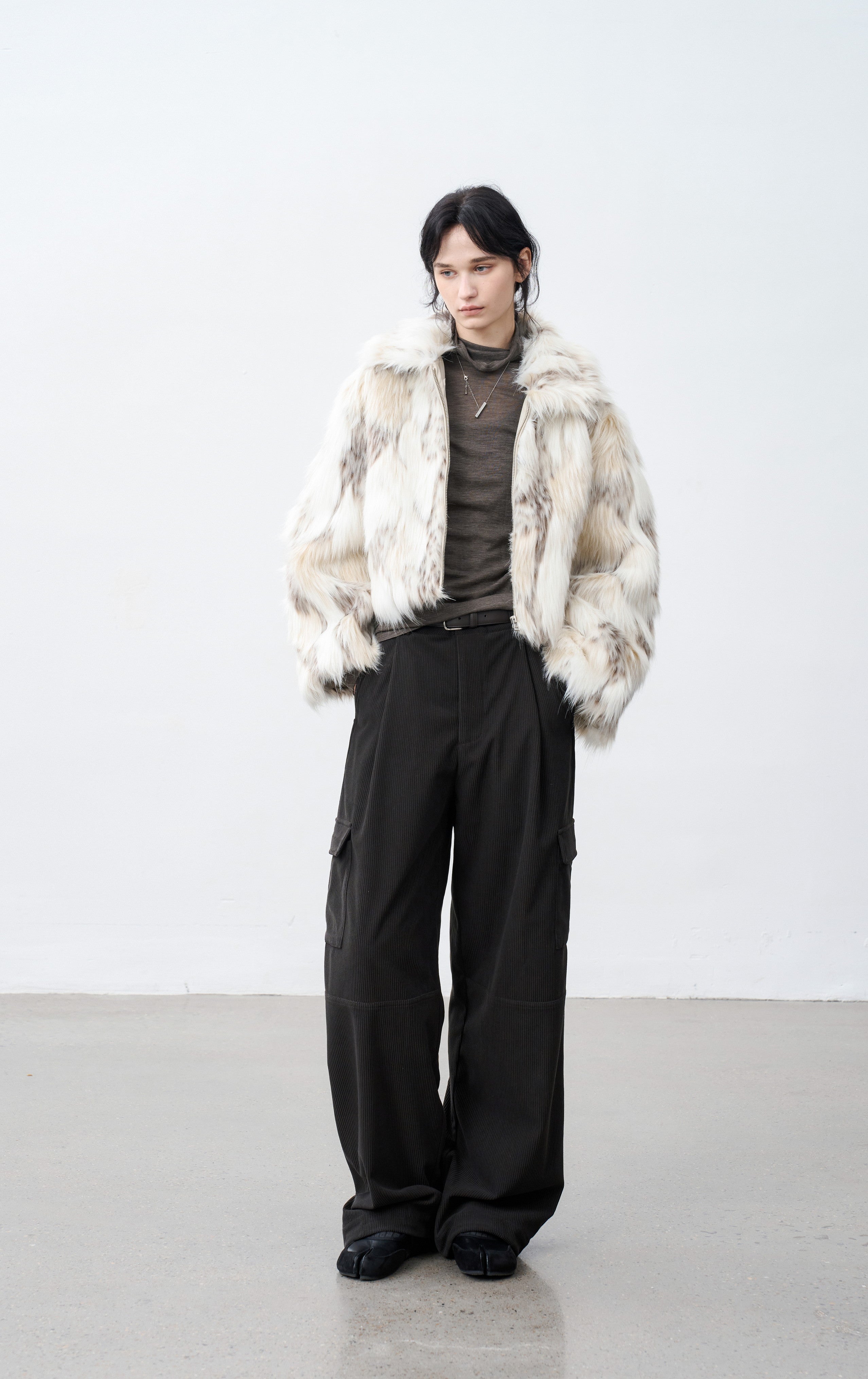 MULTI TONE FUR JACKET / マルチトーンファージャケット