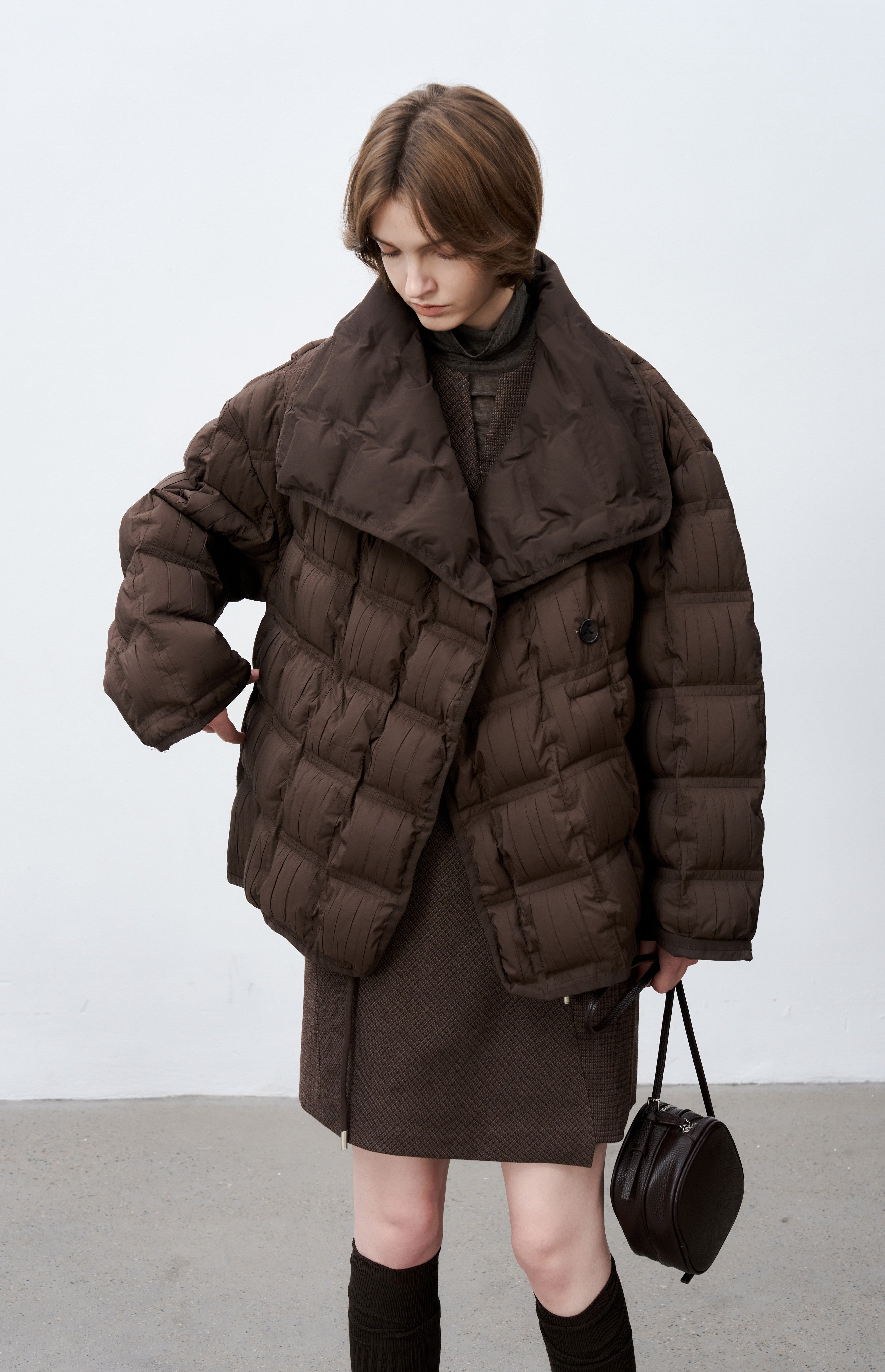 【tageechita タジチタ】リンクルブロックダウンコート WRINKLE BLOCK DOWN COAT / リンクルブロックダウンコート