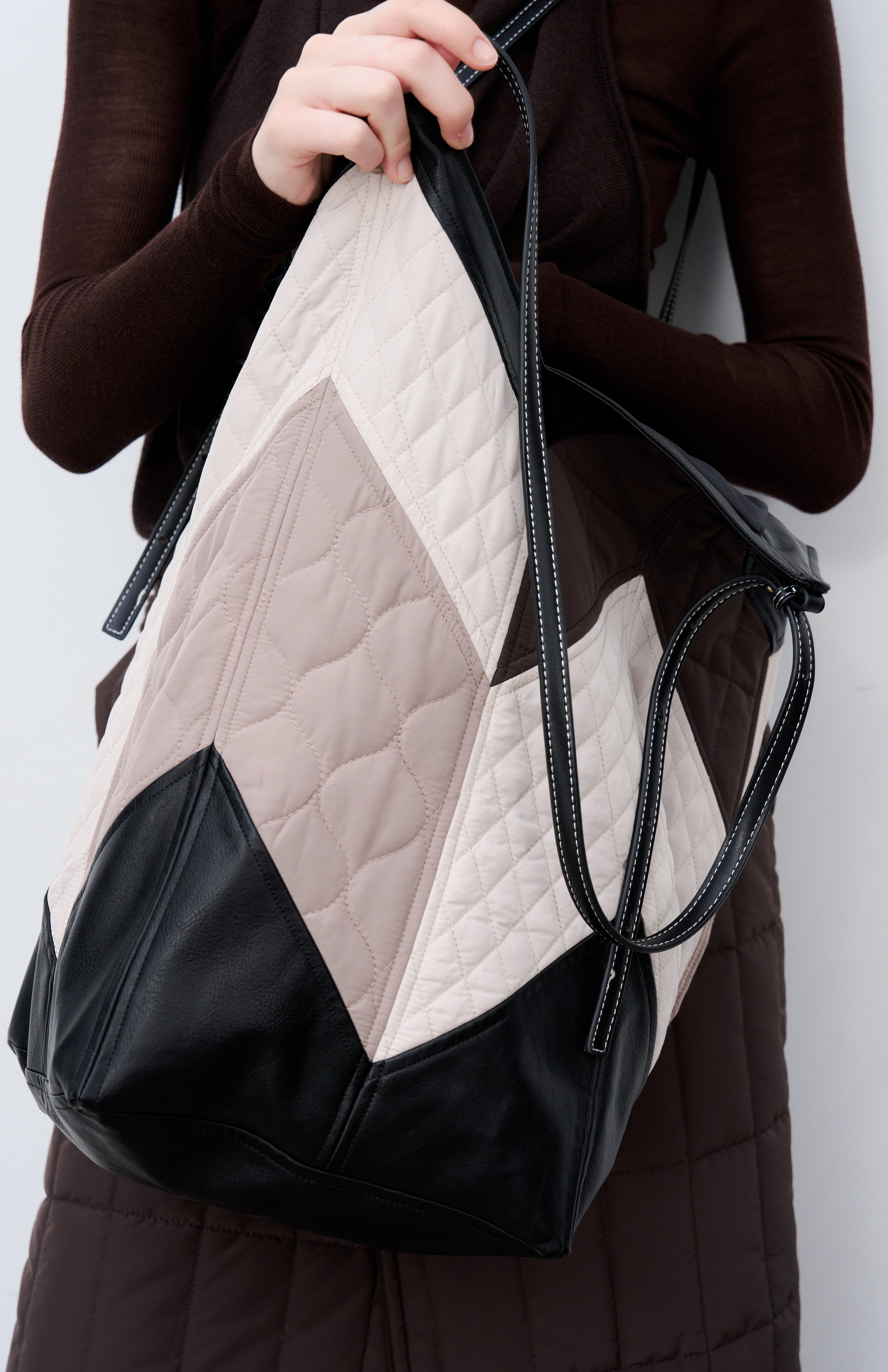 PATCHWORK COLOR QUILTED BAG / パッチワークカラーキルティングバッグ