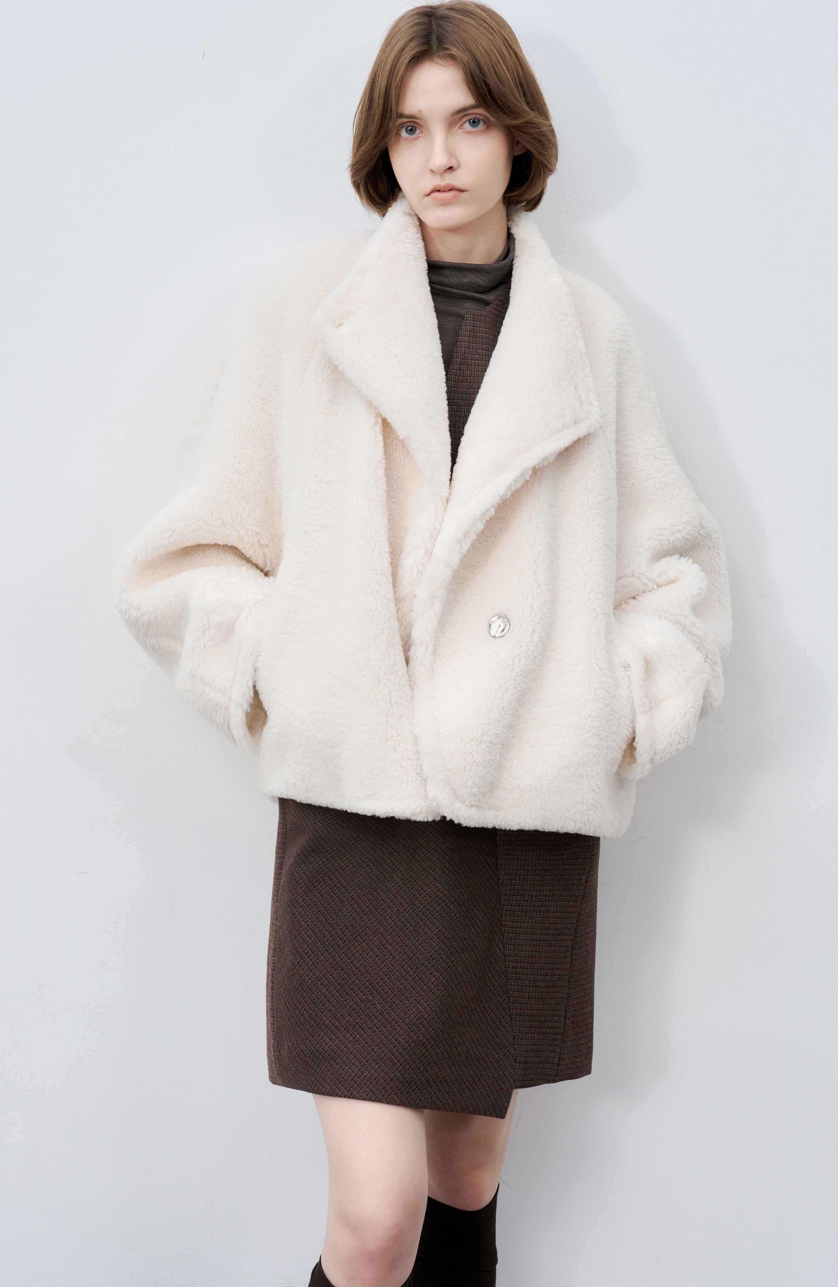 WARM LAPEL BOA JACKET / ウォームラペルボアジャケット