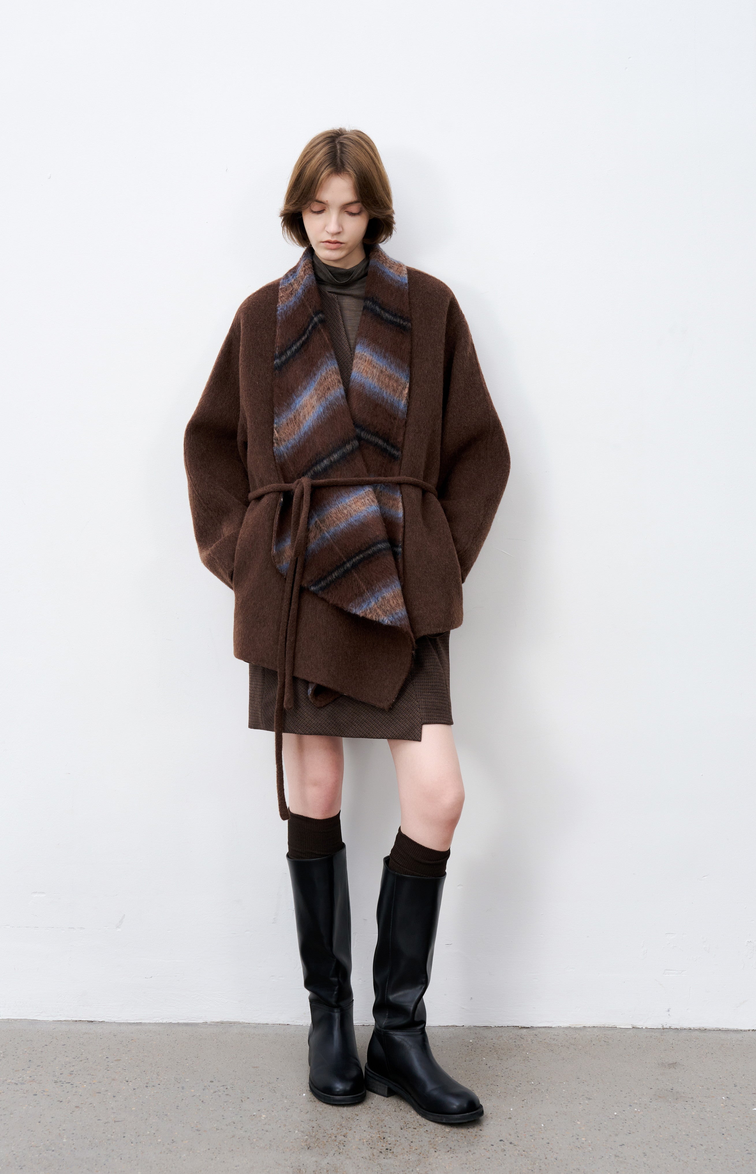 REVERSIBLE COLOR FLARE COAT / 리버시블 컬러 플레어 코트