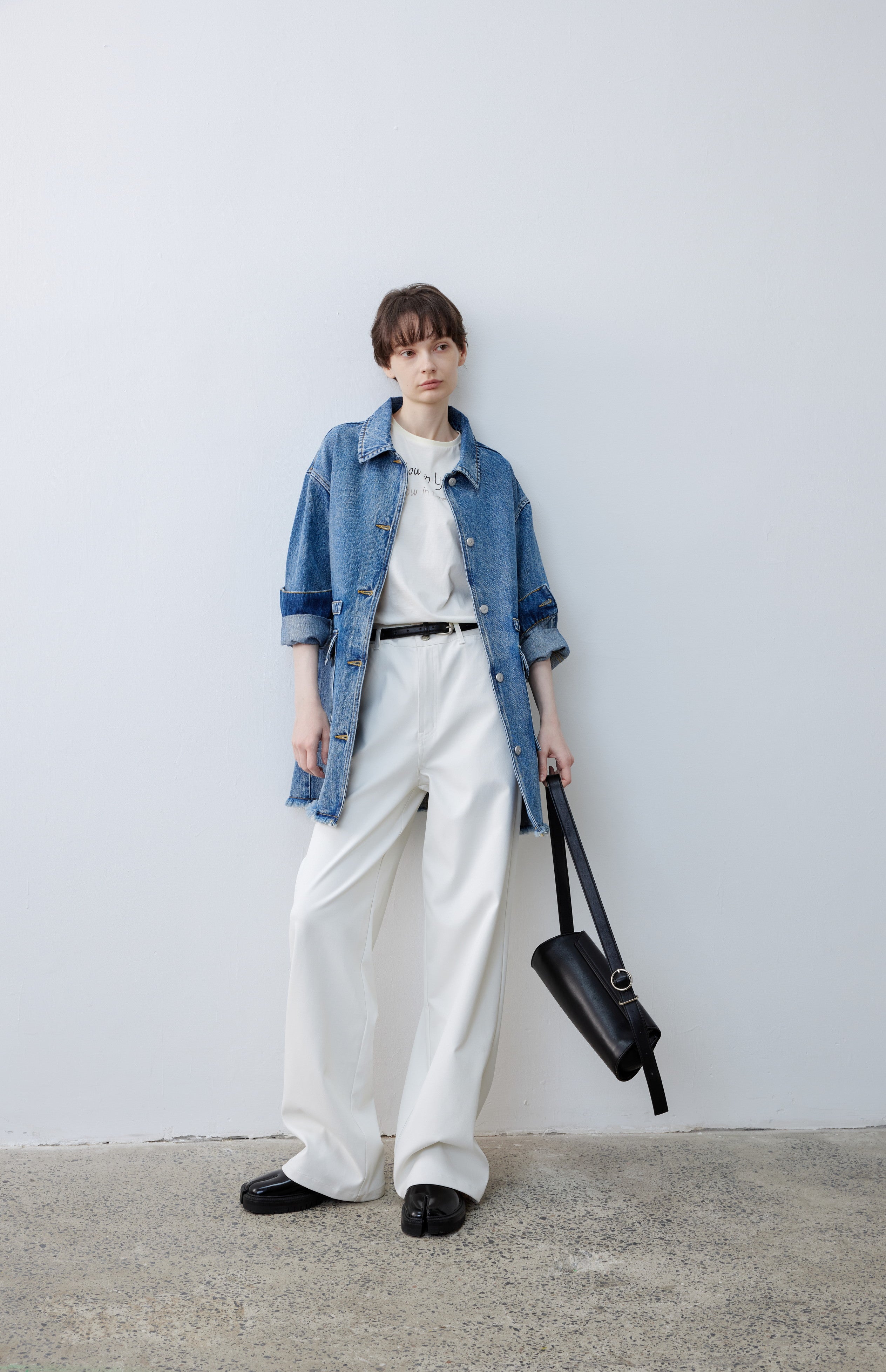 WHITE LOOSE SOFT PANTS / 화이트 루즈 소프트 팬츠