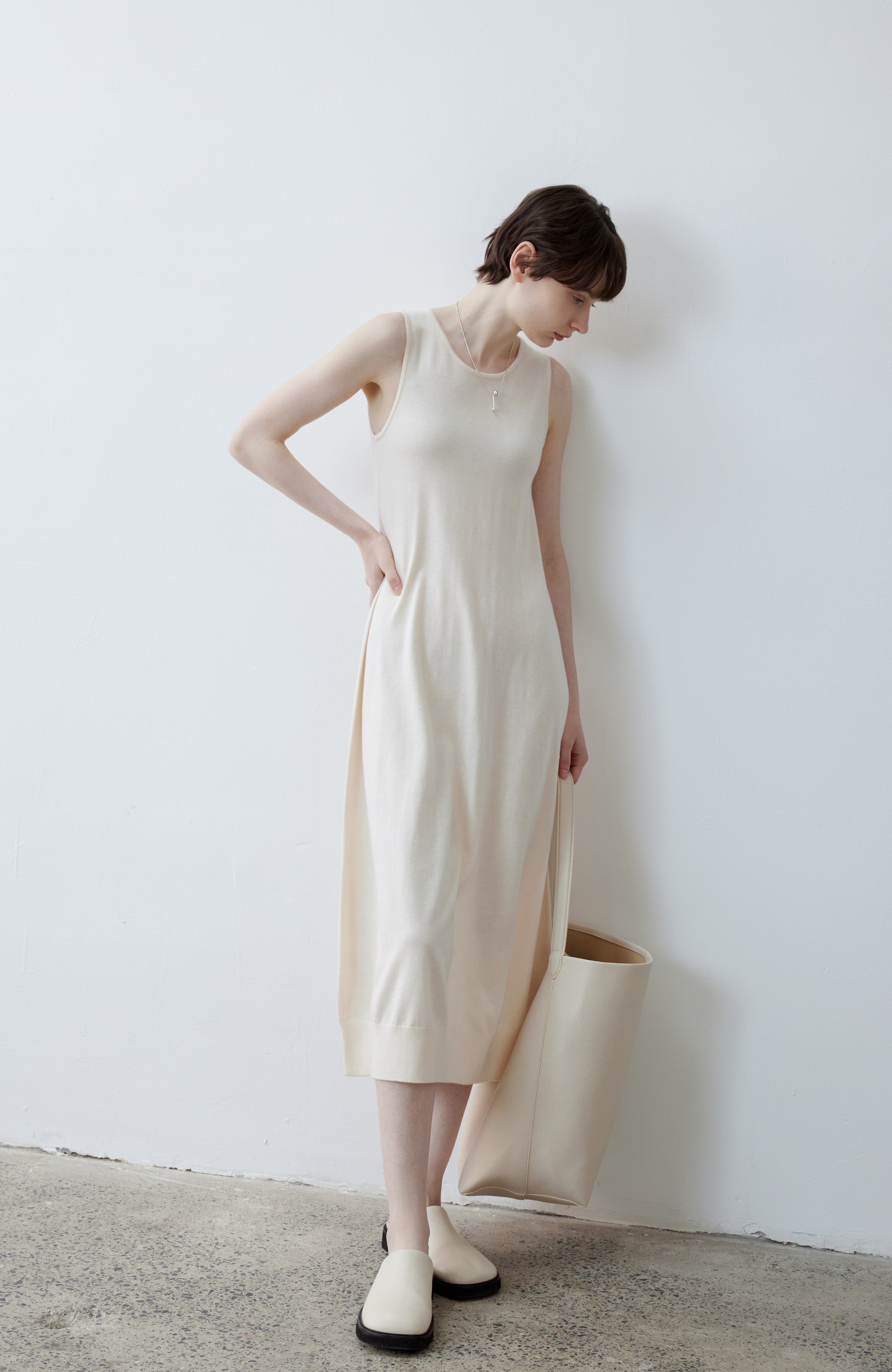 NATURAL SOFT KNIT DRESS / ナチュラルソフトニットワンピース