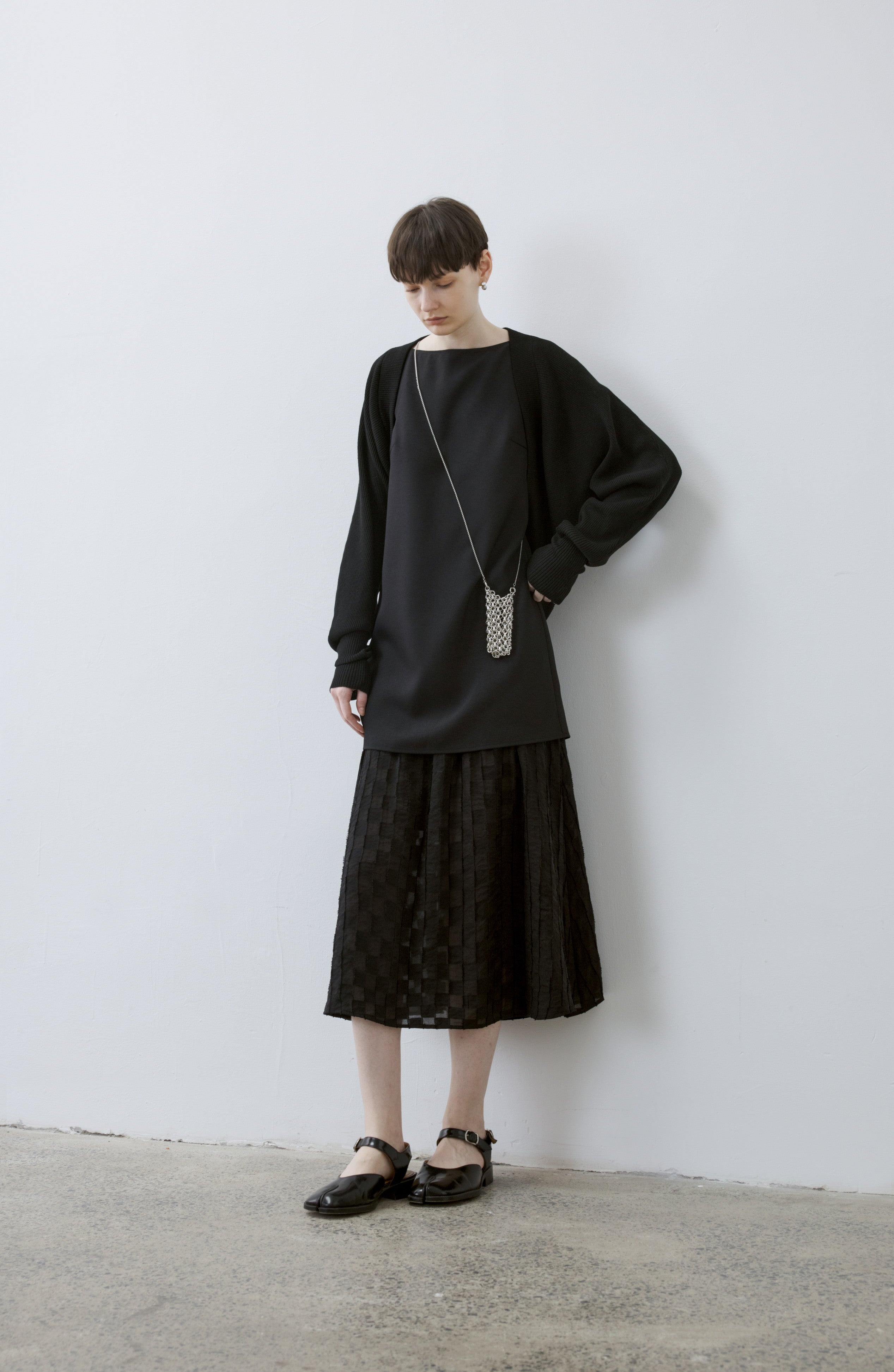 FLARE PLAID DOCKING DRESS
